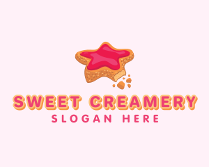 Sugar Star Cookie logo design