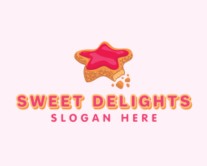 Sugar Star Cookie logo design