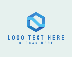 Insurance - Corporate Geometric Hexagon logo design