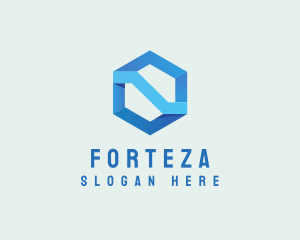 Corporate Geometric Hexagon logo design