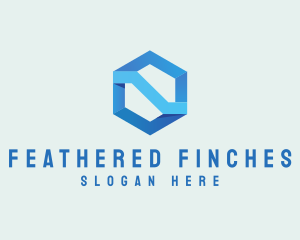 Corporate Geometric Hexagon logo design