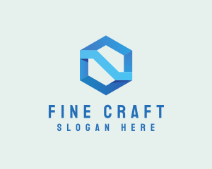 Corporate Geometric Hexagon logo design