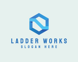 Corporate Geometric Hexagon logo design