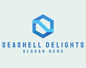 Corporate Geometric Hexagon logo design