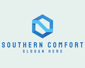 Corporate Geometric Hexagon logo design