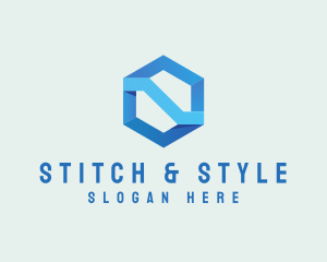 Corporate Geometric Hexagon logo design