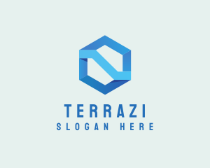 Corporate Geometric Hexagon logo design