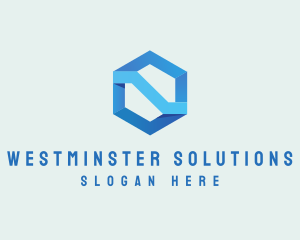 Corporate Geometric Hexagon logo design