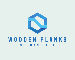 Corporate Geometric Hexagon logo design