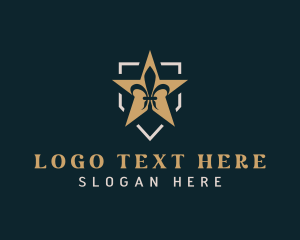 Star - Shield Royal University logo design