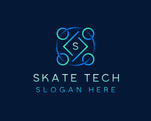 Startup Tech Developer logo design