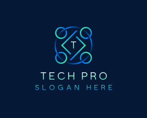 Startup Tech Developer logo design