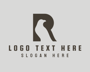 Veterinarian - Avian Bird Letter R logo design