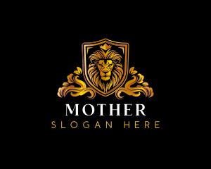 Luxury Monarch Lion Logo