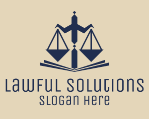 Legal - Legal Scales of Justice logo design