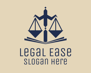 Legal - Legal Scales of Justice logo design