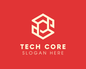 Digital Hexagon Tech logo design