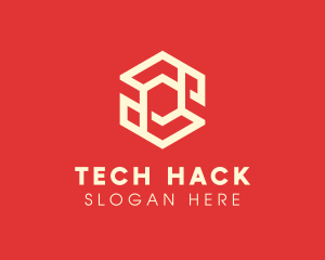 Digital Hexagon Tech logo design