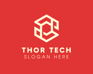 Digital Hexagon Tech logo design