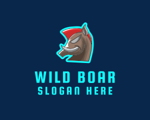 Boar - Wild Boar Head logo design