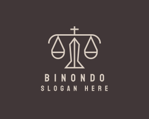 Politician - Legal Counsel Scale logo design