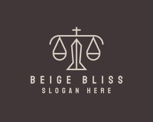 Legal Counsel Scale logo design