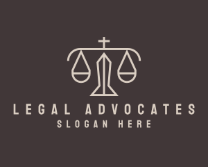 Legal Counsel Scale logo design