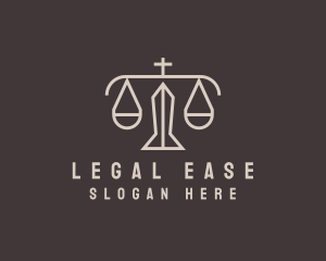 Judiciary - Legal Counsel Scale logo design
