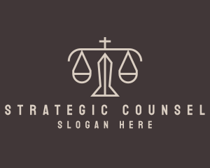 Counsel - Legal Counsel Scale logo design