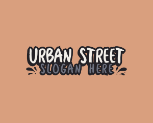 Street - Cool Street Graffiti logo design