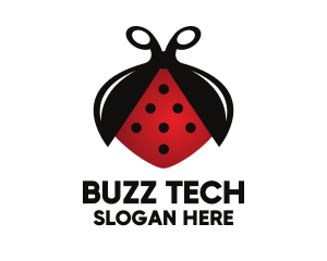 Insect Bug Ladybug logo design