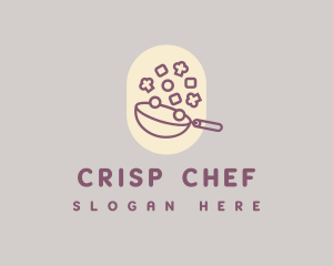 Minimalist Kitchen Cook logo design