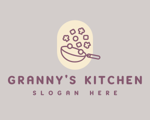 Minimalist Kitchen Cook logo design