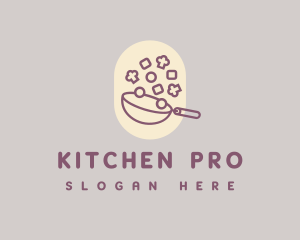 Minimalist Kitchen Cook logo design