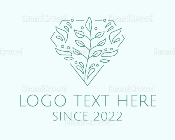 Green Plant Diamond Logo