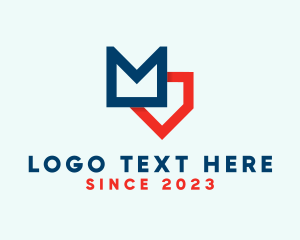 Office - Creative Outline Letter M logo design