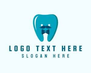 Dentist - Mister Tooth Bowtie logo design