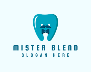 Mister Tooth Bowtie logo design