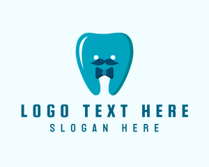 Orthodontics - Mister Tooth Bowtie logo design