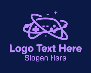 World - Game Planet Orbit logo design
