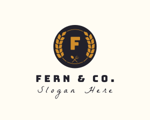 Fern - Gardening Wreath Dining logo design
