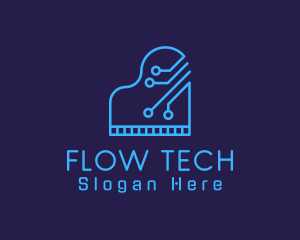 Grand Piano Tech logo design