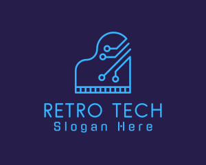 Grand Piano Tech logo design