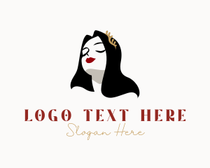 Lipstick - Beauty Goddess Cosmetics logo design