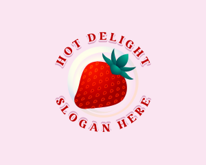 Sweet Strawberry Fruit logo design