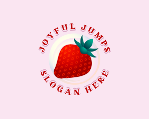 Sweet Strawberry Fruit logo design