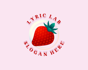 Sweet Strawberry Fruit logo design