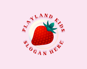 Sweet Strawberry Fruit logo design