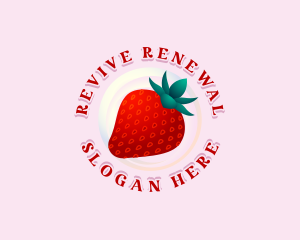 Sweet Strawberry Fruit logo design