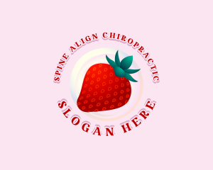 Sweet Strawberry Fruit logo design